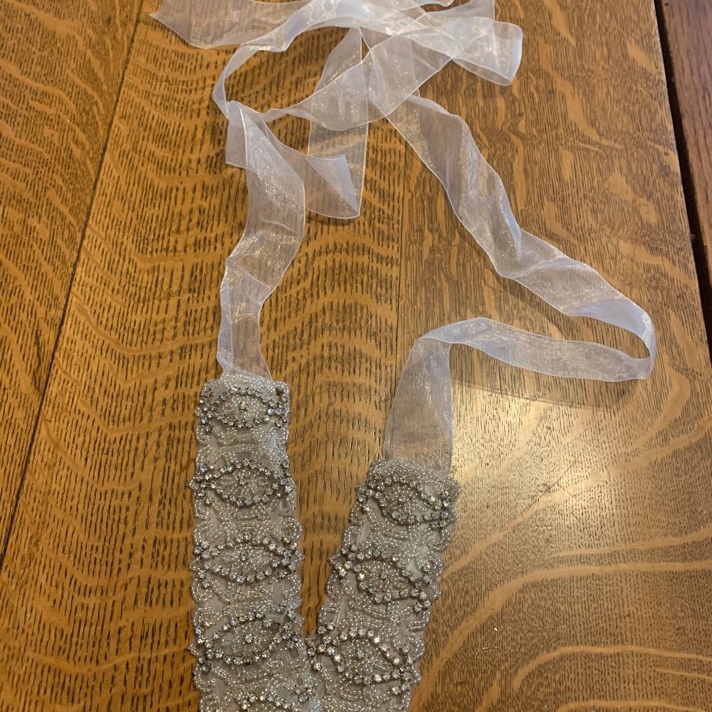 New rhinestone and beaded belt